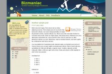 Bizmaniac Blog Template For Blogger