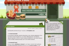 Delicious Food Blogger Template