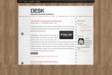 Desk Blog Template for Blogger