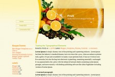 Fruit Blogger Template