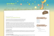 Good Night Blog Template For Blogger