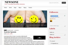 Newsone Blogger Template