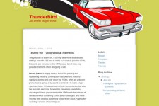 Thunderbird Blog Template For Blogger