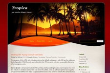 Tropica Blog Template For Blogger